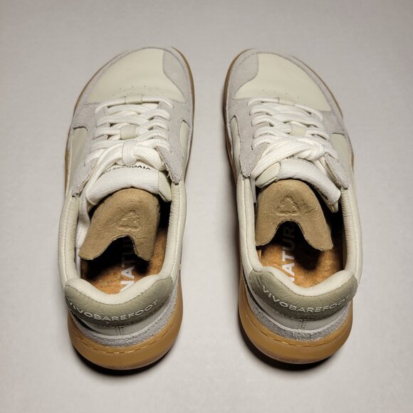 Vivobarefoot Womens Gobi II Premium Leather Sneaker in Dusty Green - Picture 2 of 13